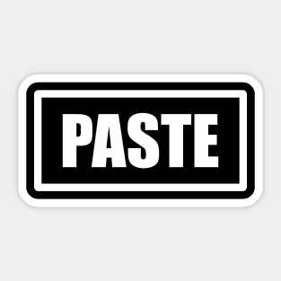 Copy Paste Tshirt Sticker